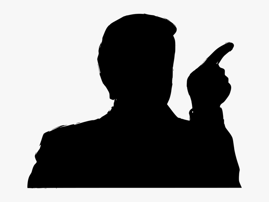 Trump-silhouette - Politician Silhouette, HD Png Download