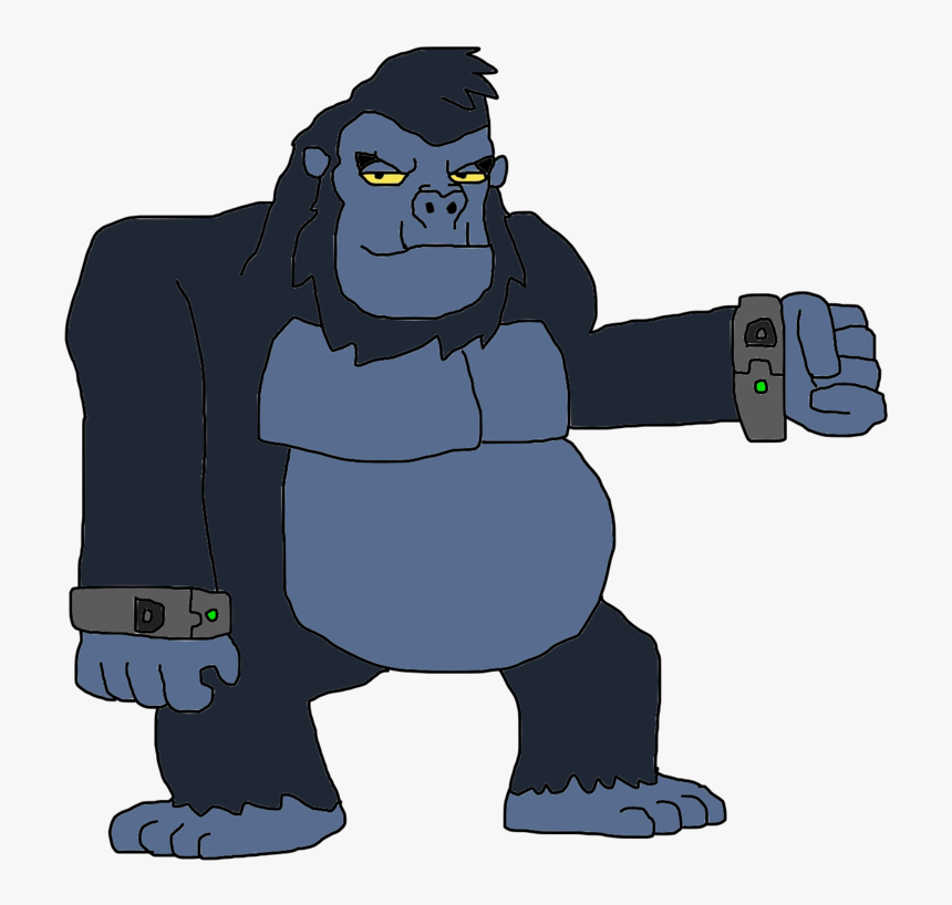 Gorilla Grodd In Jtfm By Joethegreatfox - Easy Gorilla Grodd Drawings, HD Png Download