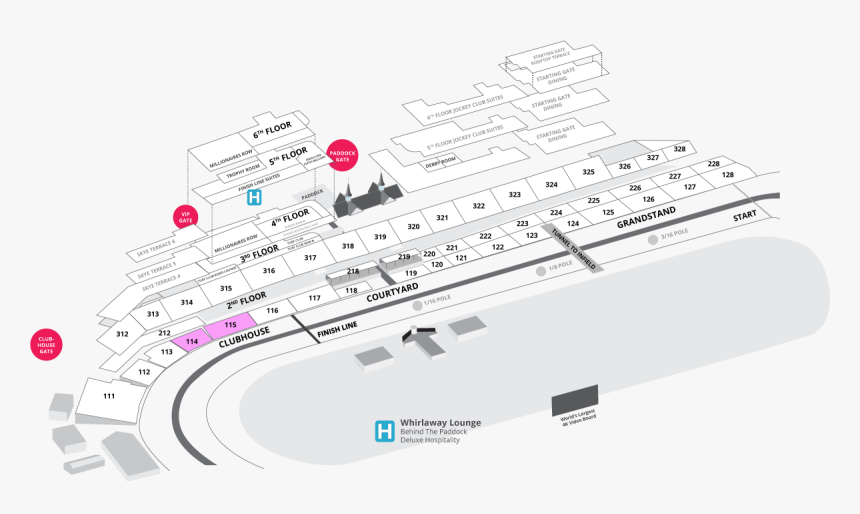 Churchill Downs Section 319, HD Png Download