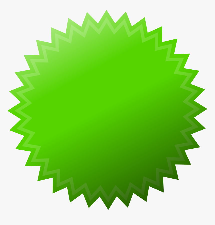 Starburst Clipart Price Tag - Blank Sticker Png, Transparent Png