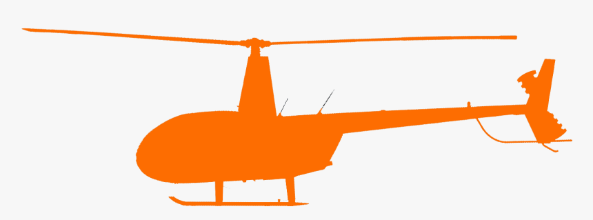Helicopter Clipart Gray - Robinson R44 Png, Transparent Png