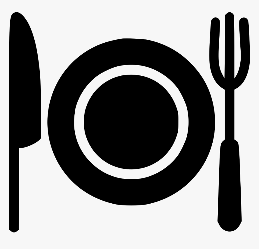 Icon Plate And Fork Png, Transparent Png