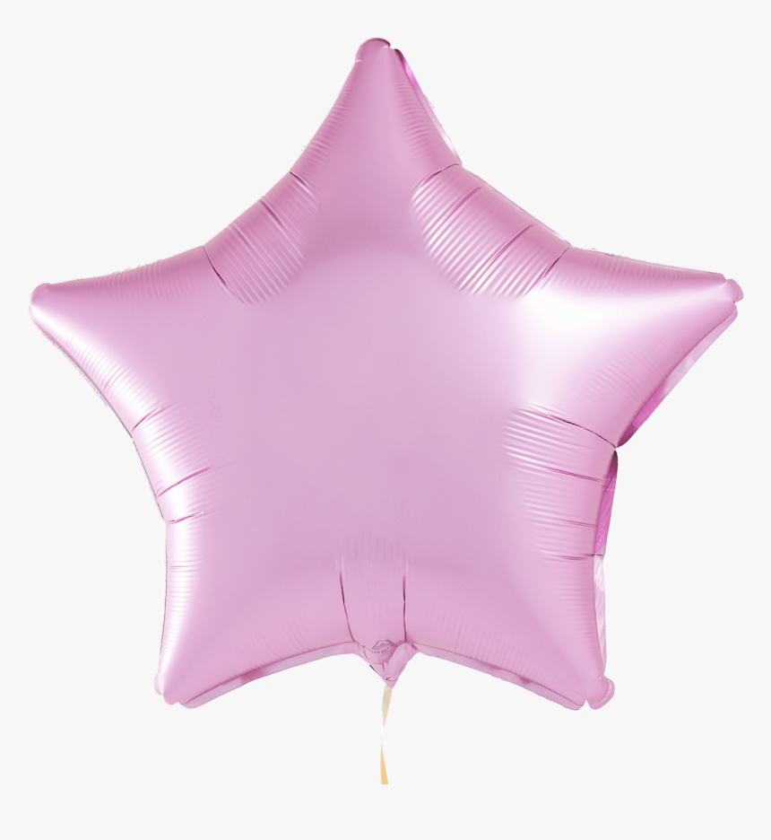 A Photograph Of Flamingo Pink Foil Star Balloon - Cushion, HD Png Download