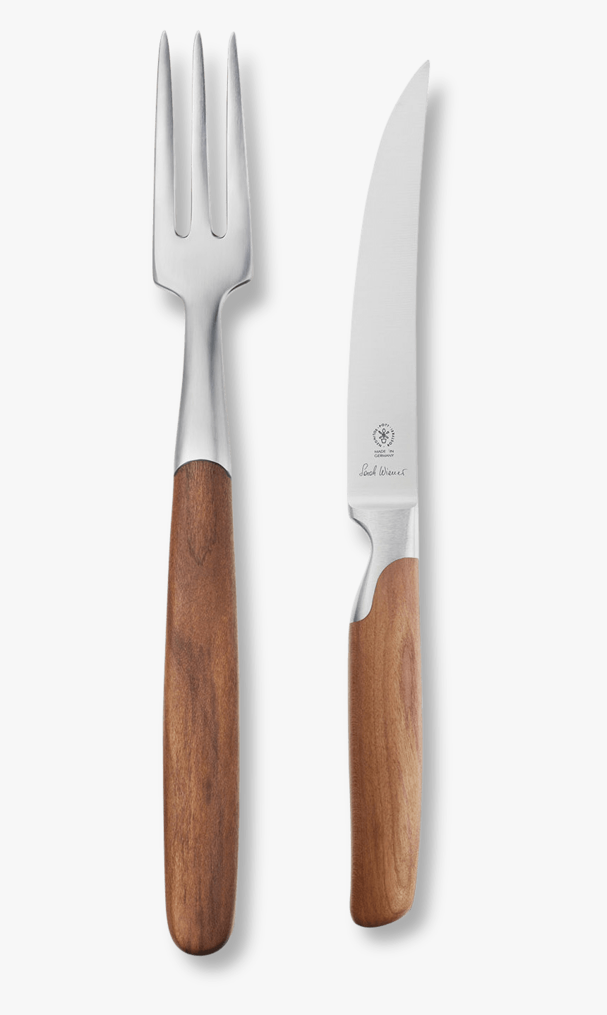 Steak Knife And Fork Set Gessato - Steak Knife And Fork, HD Png Download