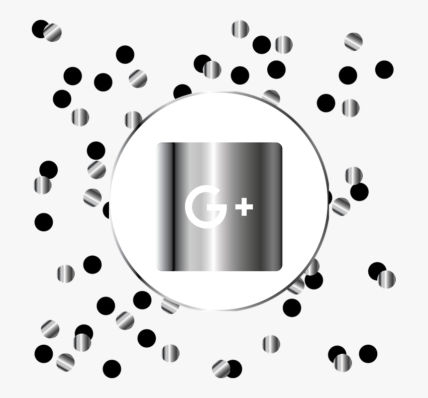 Google, Google Plus, Silver, Icon, Symbol, Social Media - Facebook Black And Yellow Icon, HD Png Download