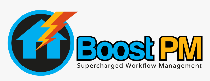 Boostpm Supercharged Workflow Management Logo - ., HD Png Download