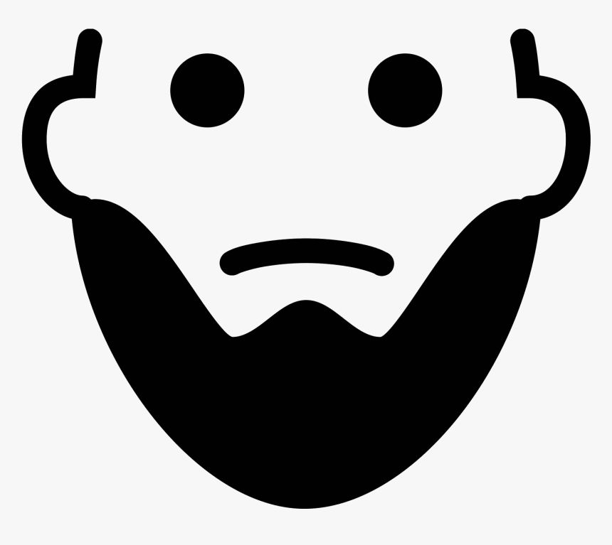 Barba Corta Icon - Beard, HD Png Download
