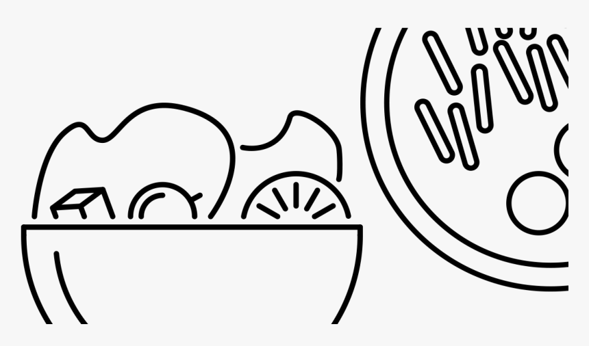 Honest Greens - Comida - Restaurante - Restaurants - Line Art, HD Png Download