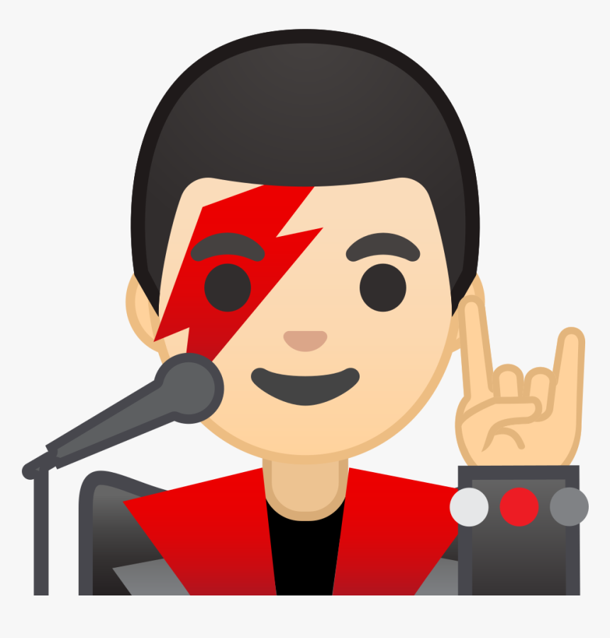 Man Singer Light Skin Tone Icon - Emoji Empresario, HD Png Download