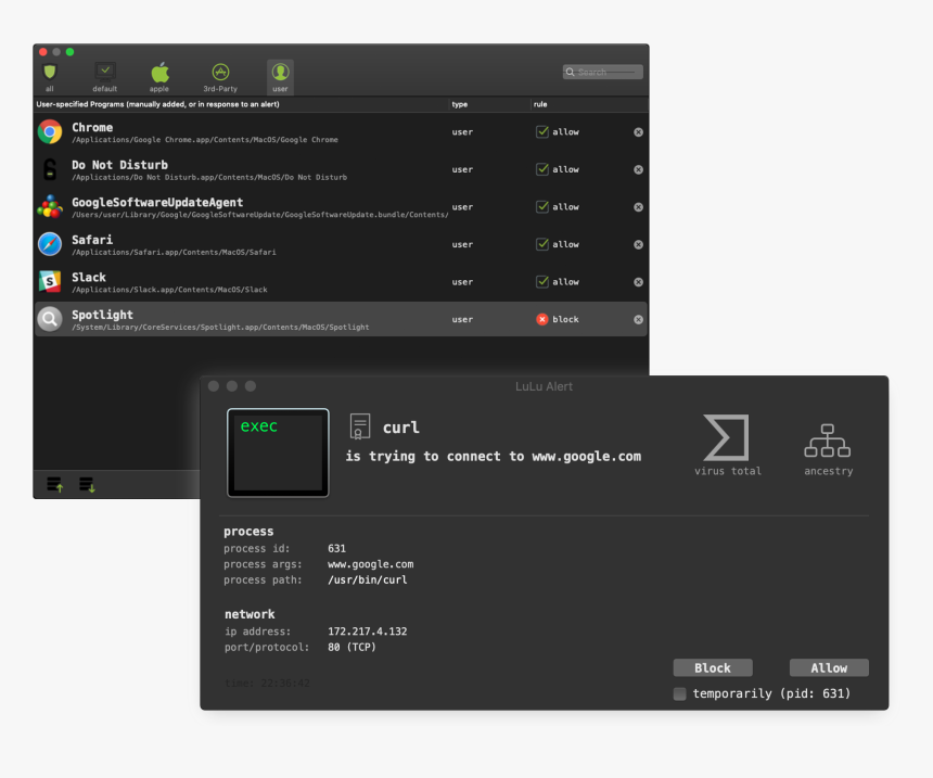 Little Snitch Mojave, HD Png Download