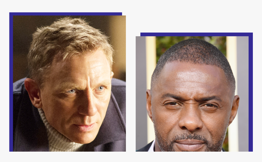 Daniel Craig And Idris Elba - 25 Bond Shooting, HD Png Download