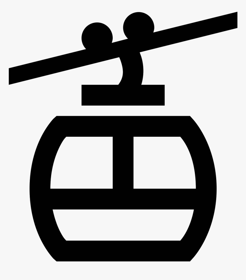 Cable Car Icon - Cable Car Icon Png, Transparent Png
