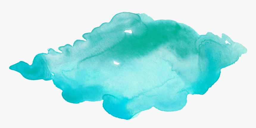 Vector Black And White Blue Question Watercolor Painting - Blue Green Watercolor Png, Transparent Png