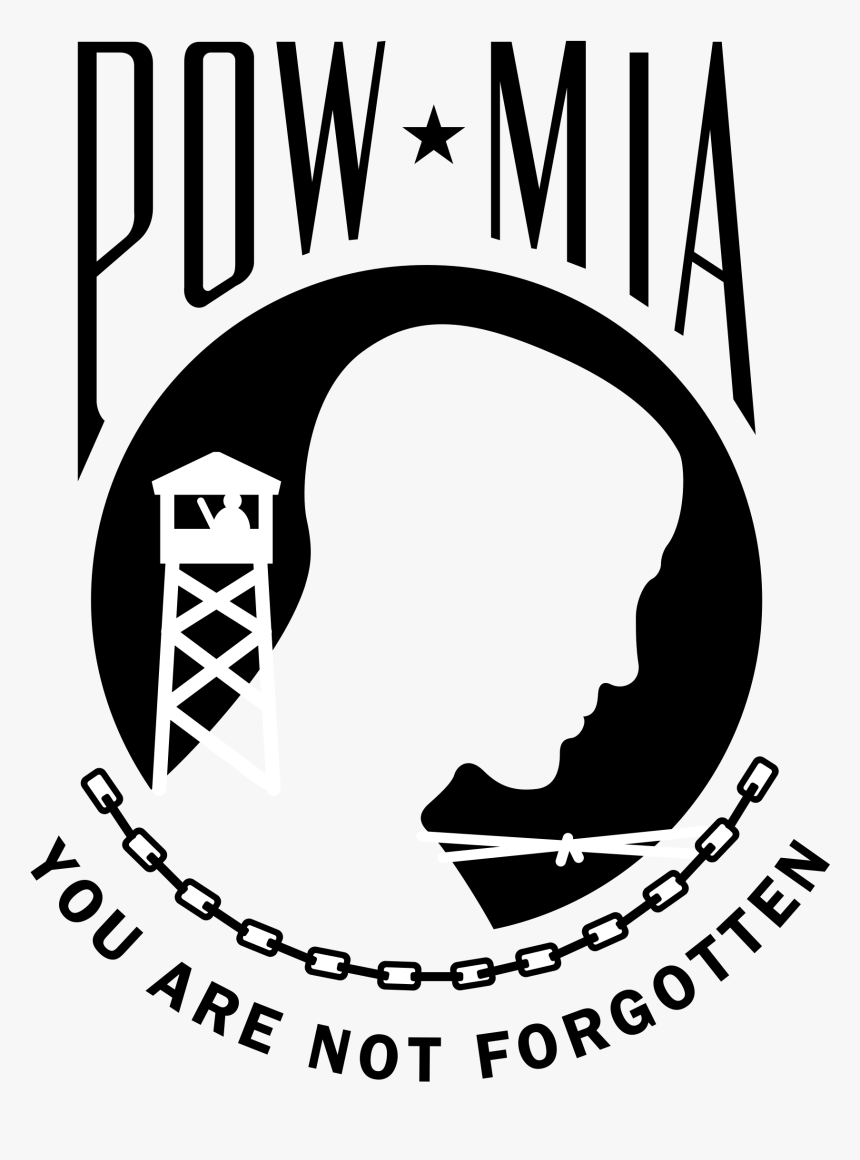 Pow Mia Logo Png Transparent - Pow Mia You Are Not Forgotten Logo, Png Download
