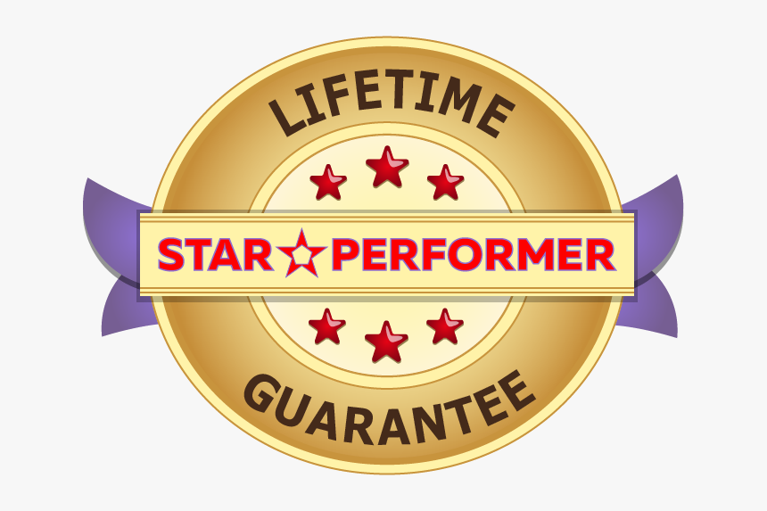 Star Performer Lifetime Warranty - Emblem, HD Png Download
