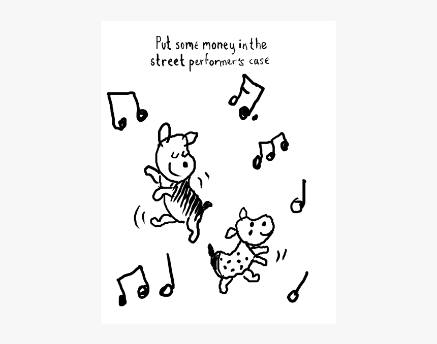 Street Performer - Cartoon, HD Png Download