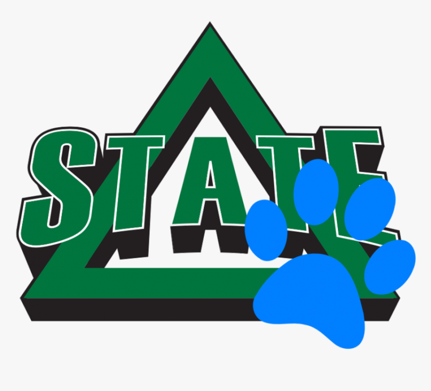 There Is One Of Blue%e2%80%99s Pawprints On The Delta - Delta State University, HD Png Download