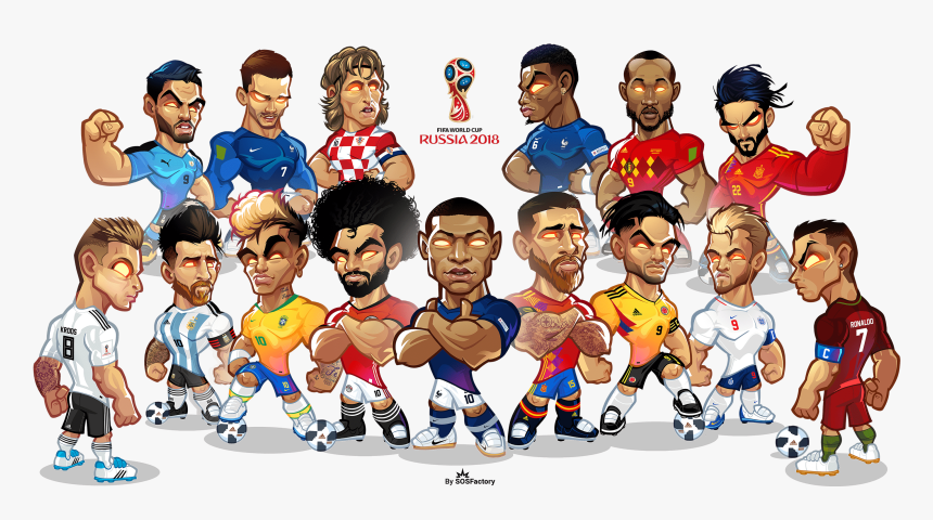 Russia 2018 Dreamteam - World Cup Russia 2018 Mascotization Project, HD Png Download