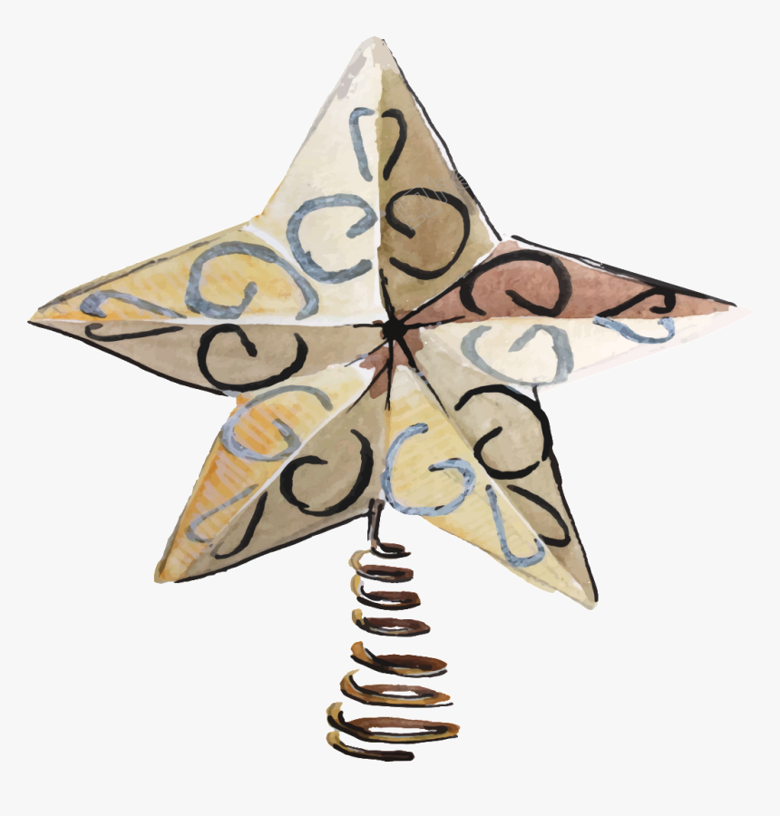 Star Shape Png - Tree, Transparent Png