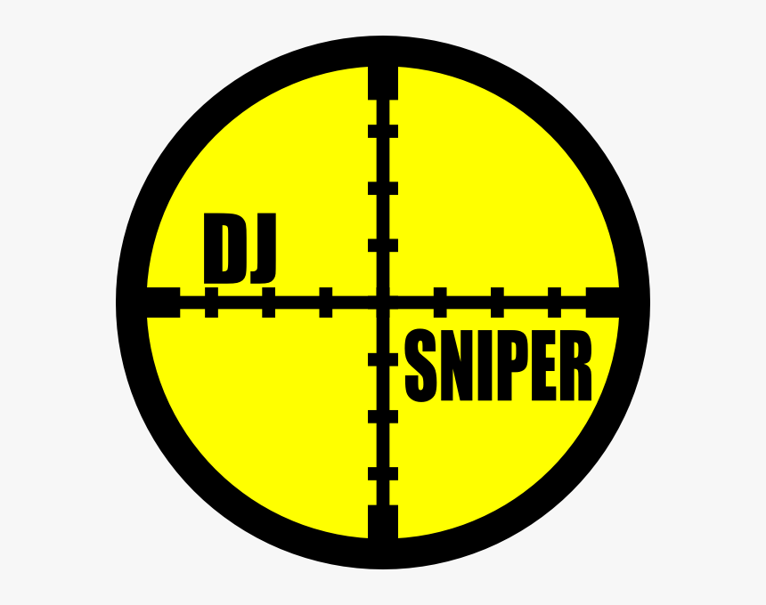 Dj Sniper Icon Svg Clip Arts - Crosshairs Clipart, HD Png Download