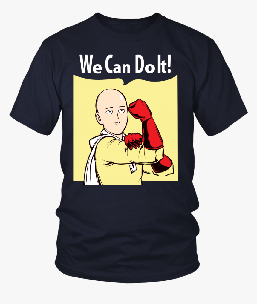 T-shirt Humour One Punch Man Saitama - 100% Coton, Coupe Classique, Noir, Pour Homme, Décontracté