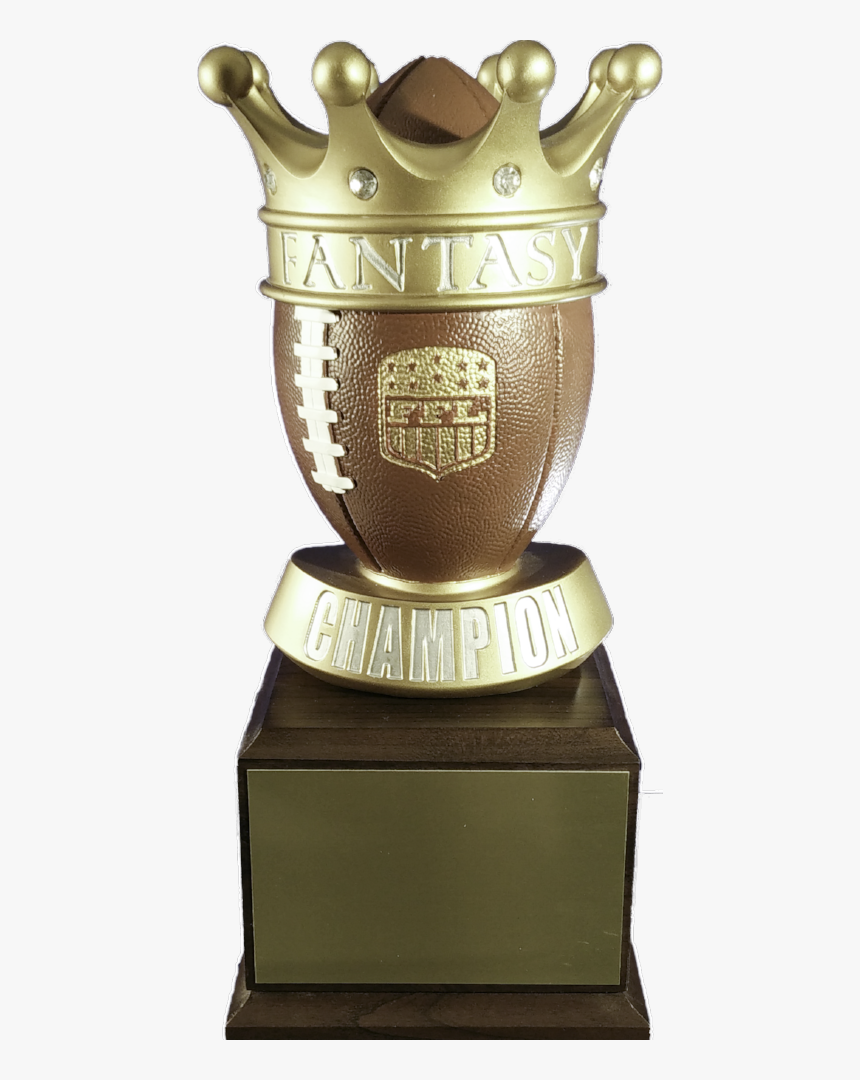 Fantasy Football Crown Small Perpetual Trophy, HD Png Download