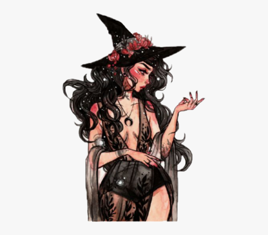 #witch #bruja #sexy #retro #tumblr #tatoo #beatifull, HD Png Download