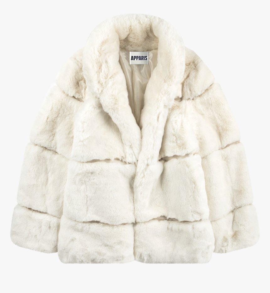 Sarah Ivory Stand Collar Faux Fur Coat, HD Png Download , Transparent