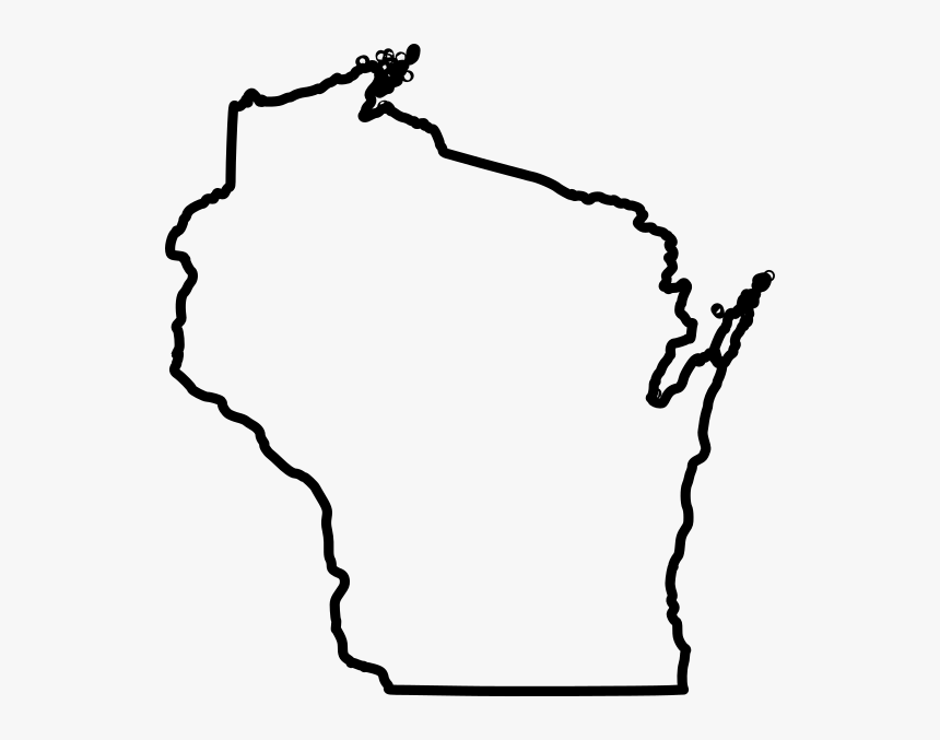 Wisconsin Outline Png, Transparent Png