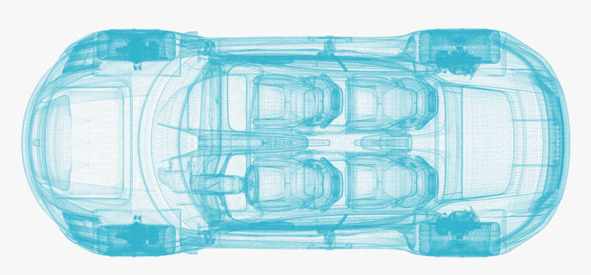 Car Clipart Outline Png Freeuse Car Outline Top View, Transparent Png