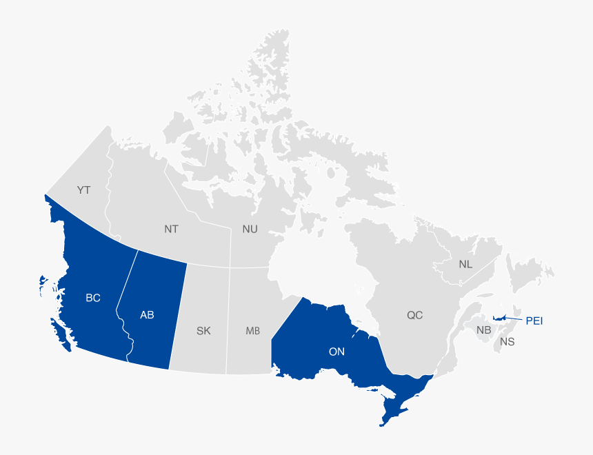 Canada Map Png, Transparent Png