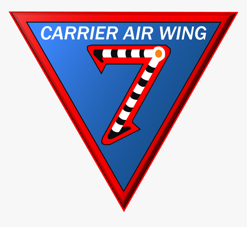 Carrier Air Wing 7 Patch 2015 - Carrier Air Wing Seven, HD Png Download