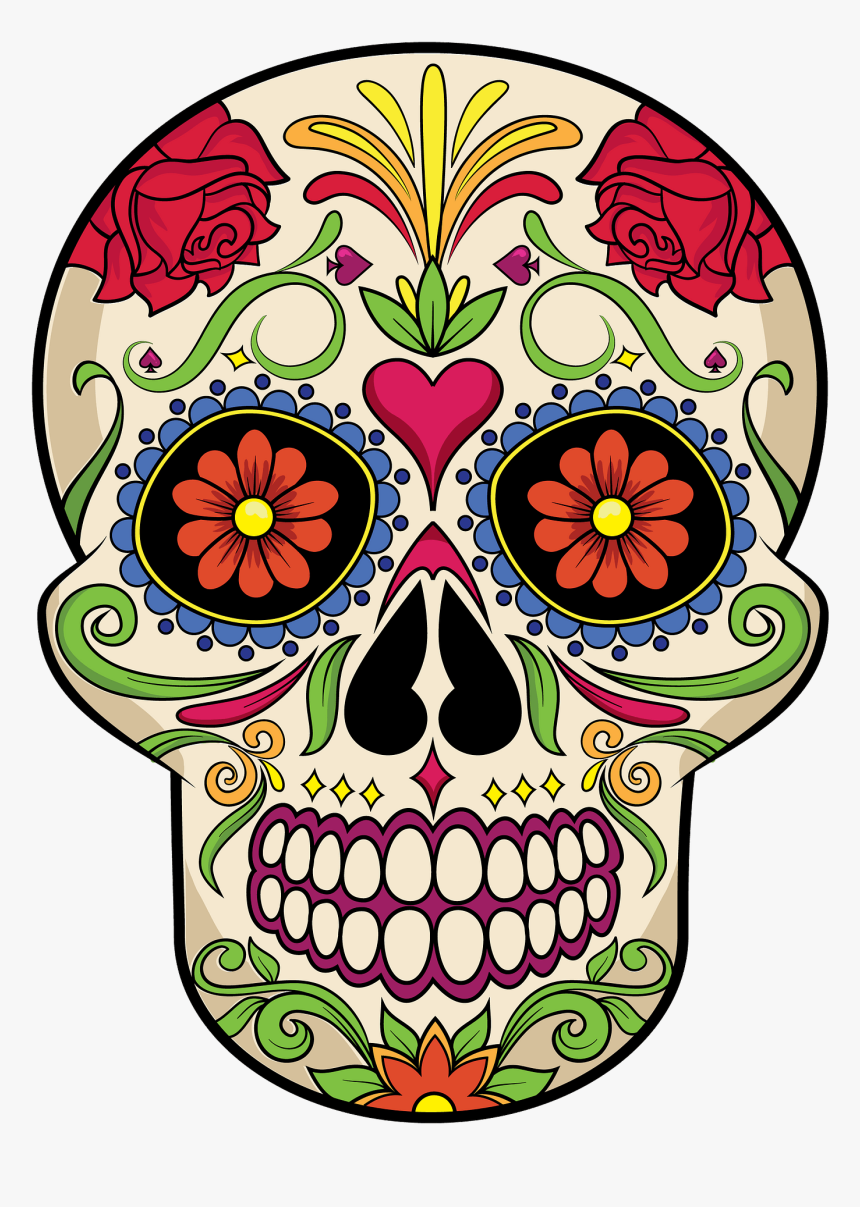 Day Of The Dead Skeleton Png, Transparent Png