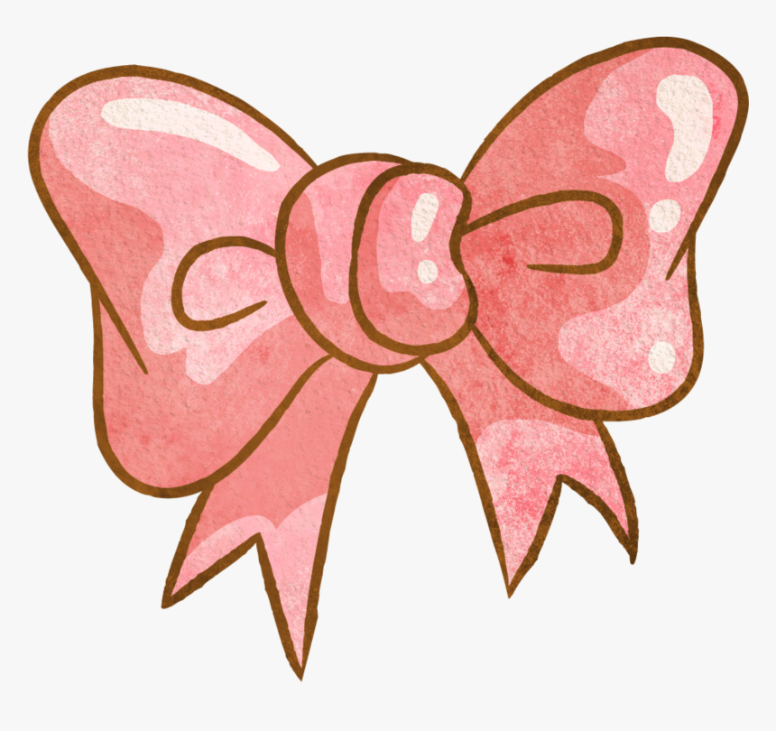 #lazo #moño #rosa - Rosa Dibujos De Moños, HD Png Download