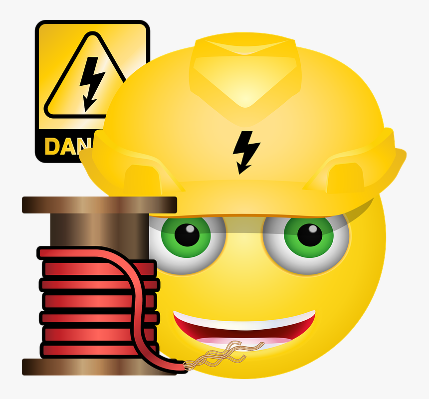 Gráfica, Electricista, Electricidad, Profesión - Emoji For Electricity Work, HD Png Download