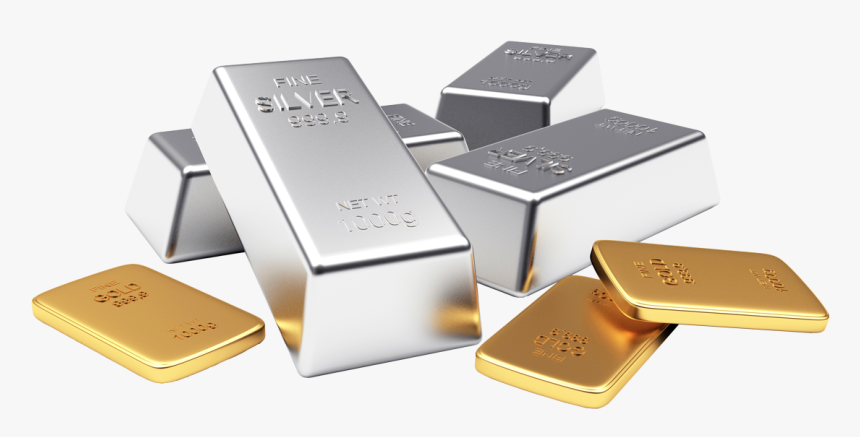 Silver & Gold - Barras De Ouro E Prata, HD Png Download