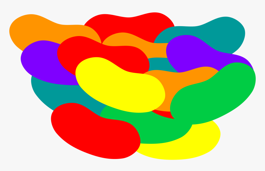 Sugar Clipart Pile - Jelly Beans Clipart Png, Transparent Png