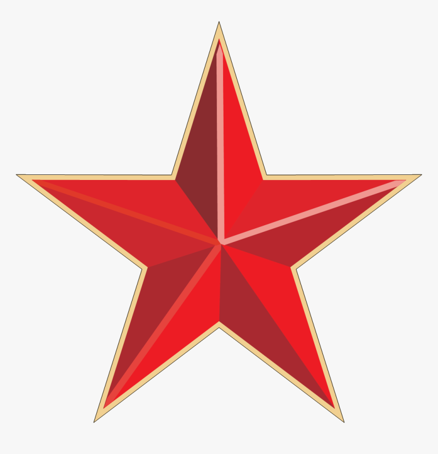 Red Shooting Star Clip Transparent Download - Transparent Background Orange Star, HD Png Download