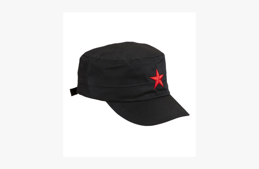Chap U Estrela Vermelha - Gorra Negra Con Estrella Roja, HD Png Download