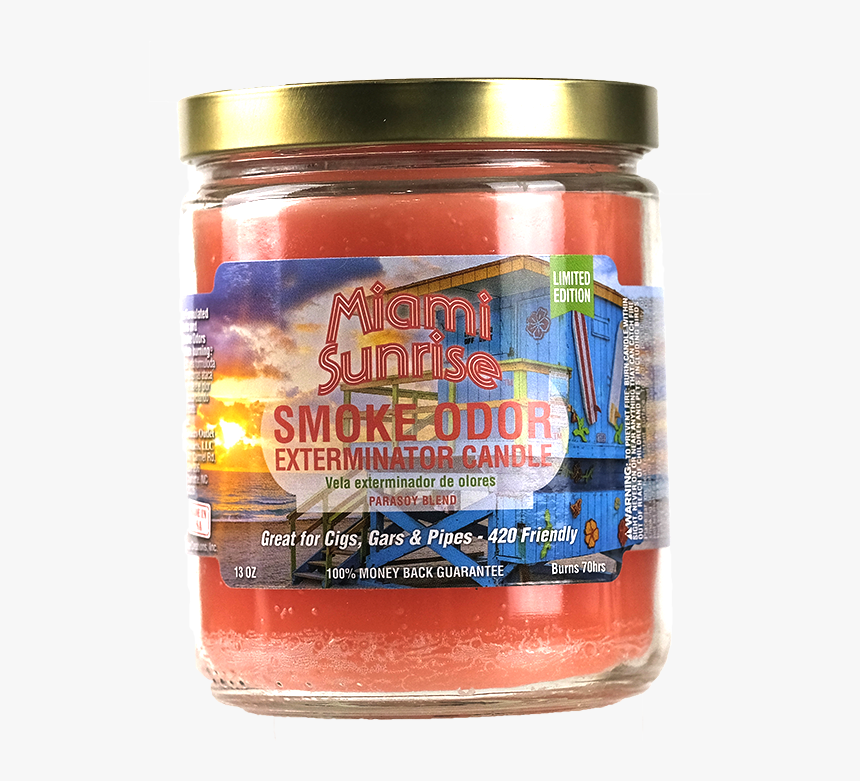 13oz Miami Sunrise Jar - Fish Products, HD Png Download