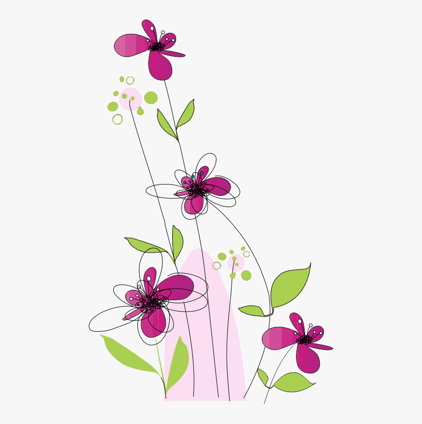 Imagenes De Flores En Caricatura - Happy Sunday, HD Png Download
