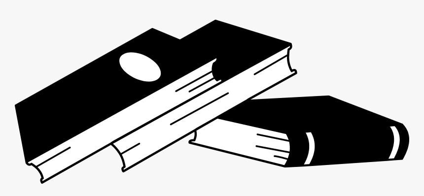 Book Silhouette Clip Art - Transparent Book Cartoon Png, Png Download