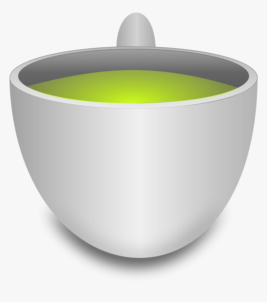 Green Tea Cup Png Image - Green Tea In A Cup Transparent, Png Download