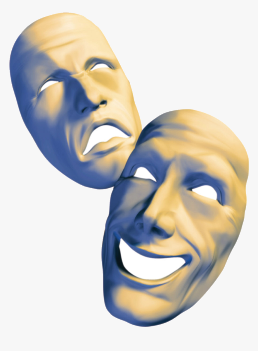Greek Theatre Masks Png, Transparent Png