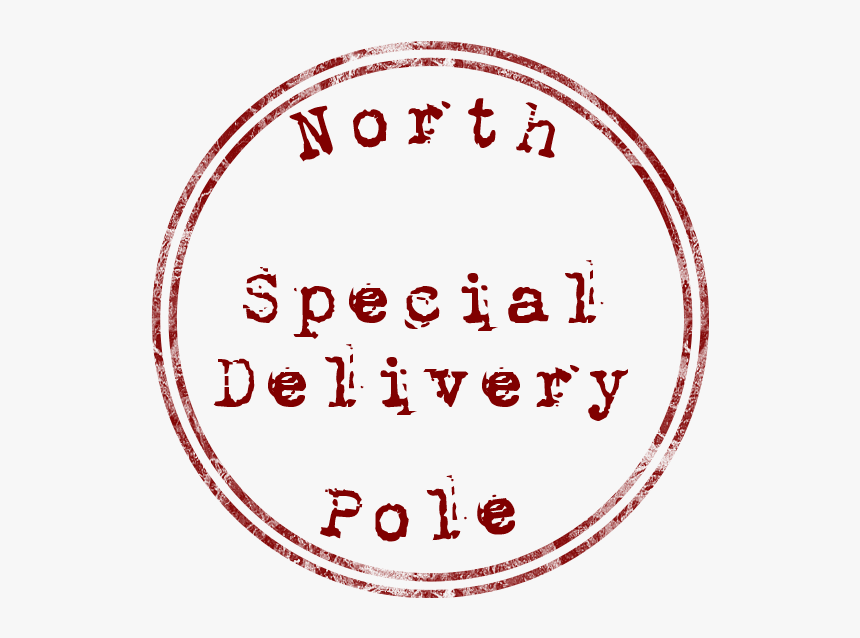North Pole Special Delivery - Circle, HD Png Download