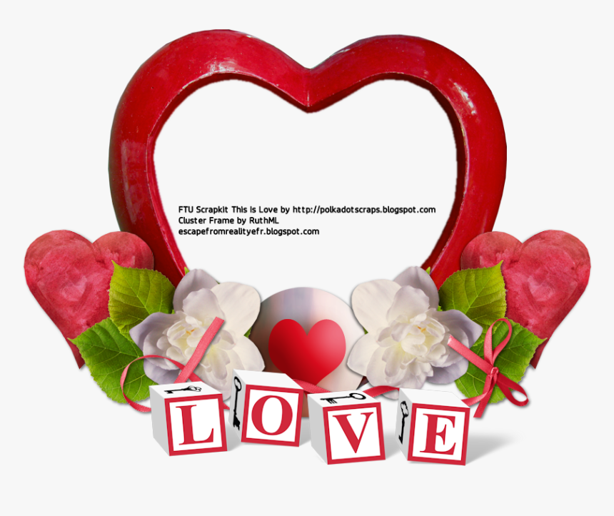 St Valentine Clusters Frames Png , Png Download - Heart, Transparent Png