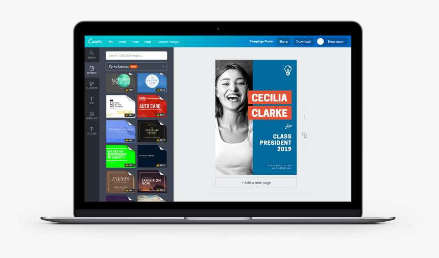 Clip Art Online Campaign Poster Maker - Design Ebook, HD Png Download