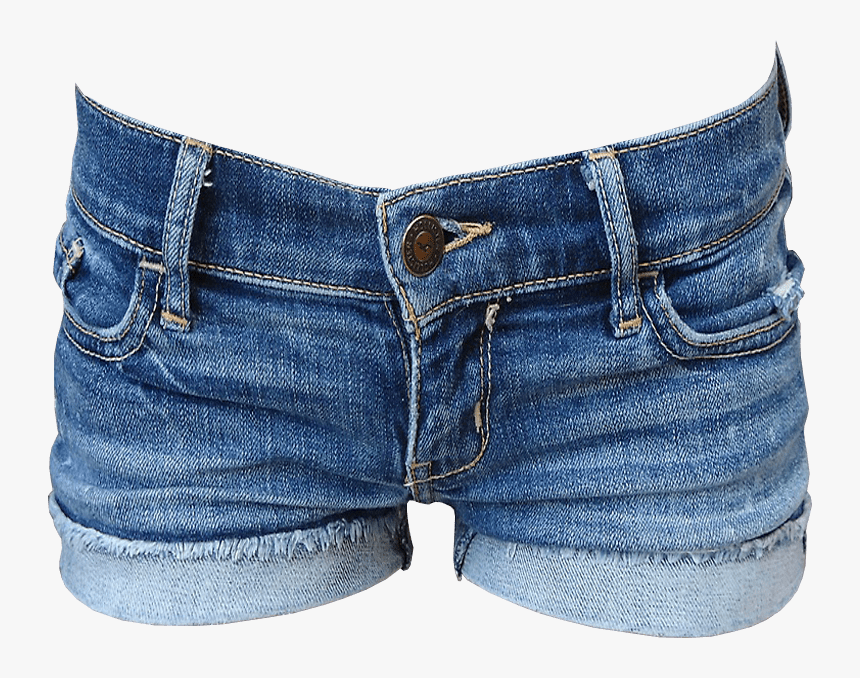 Blue Denim Fashion Shorts Transparent Background Clothing - Shorts Transparent Background, HD Png Download