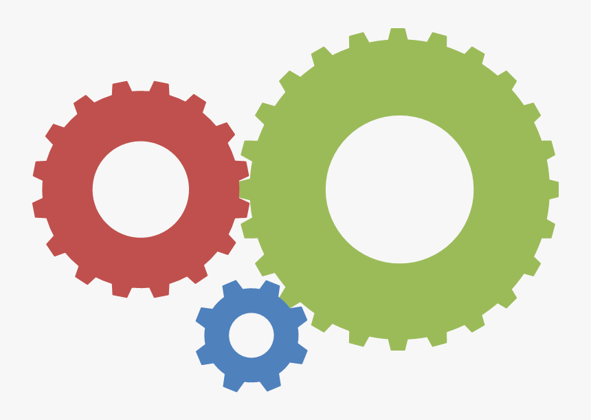 Gears - 3 Gears Png Clipart, Transparent Png