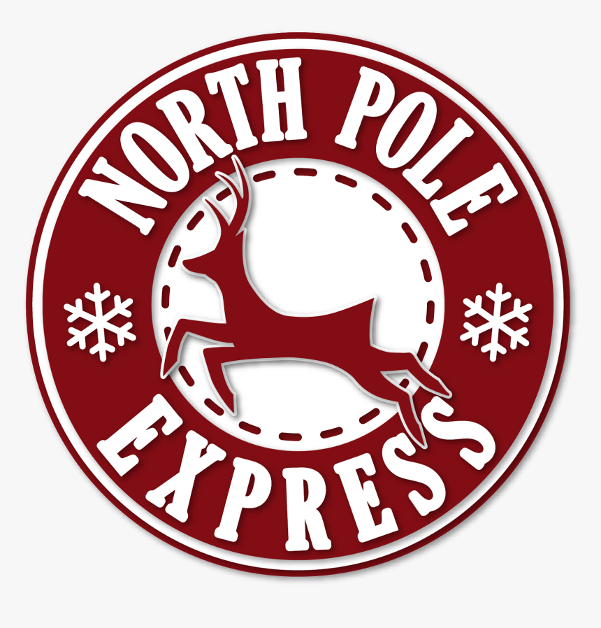 North Pole Express Emblem - North Pole Express Logo, HD Png Download